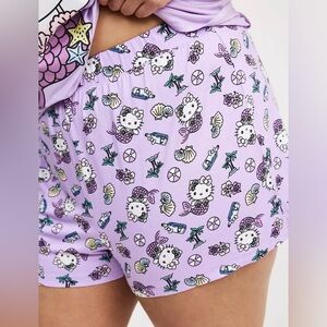 Torrid Purple Hello Kitty Sleep Shorts